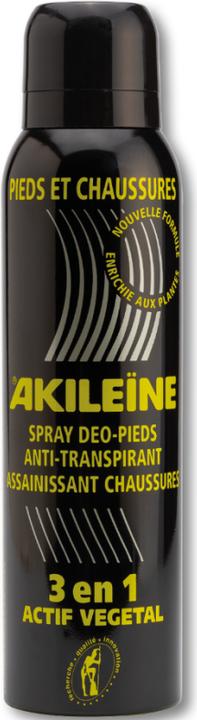 Actual product image Akileïne AKILEINE Green Foot & Shoe Spray 3in1 Clean 150 ml (Foot deodorant & powder, 150 ml)