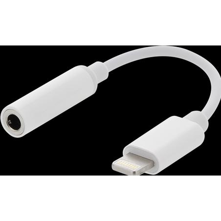 Epzi Audio Adapter (3.5mm Klinke, Lightning), Mobilgerät Adapter, Weiss
