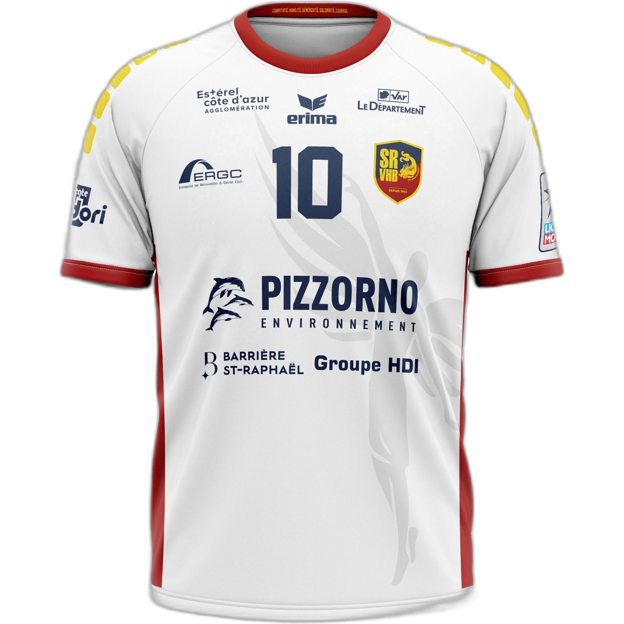 Erima, Herren, Sportshirt, auswärtstrikot saint-raphaël 2024/25 (XL), Weiss, XL