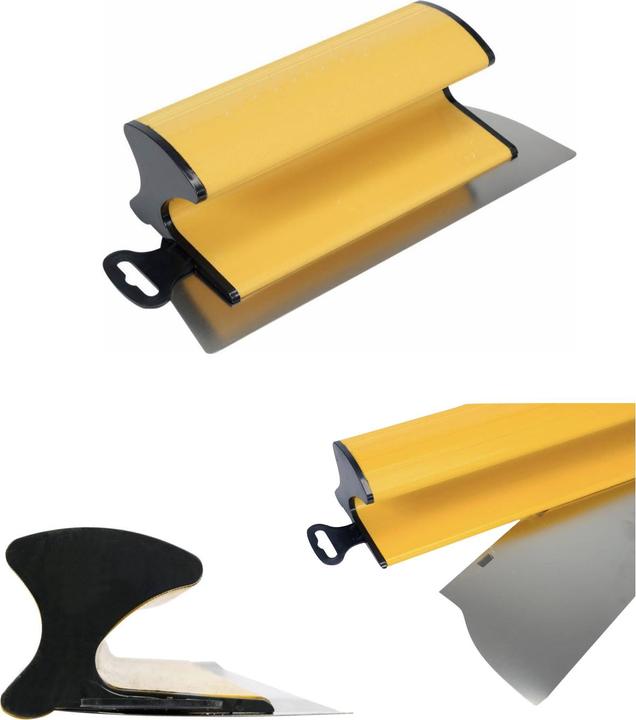 Productafbeelding Toya Vorel roestvrijstalen oppervlaktespatel, 0,3 mm roestvrijstalen blad, breedte: 250 mm, extra licht (25 cm)