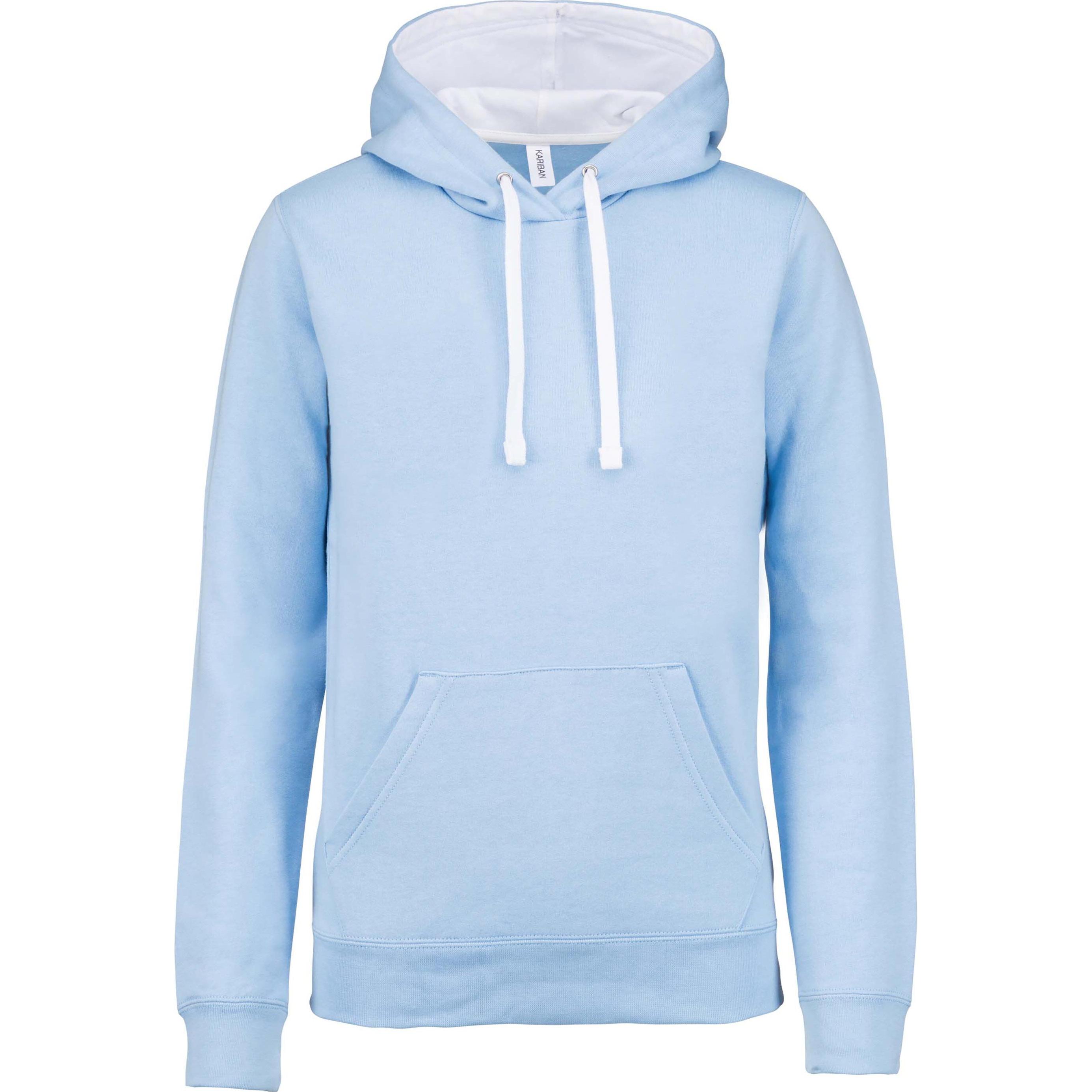 Kariban, Herren, Pullover, Contrastée, Blau, (S)