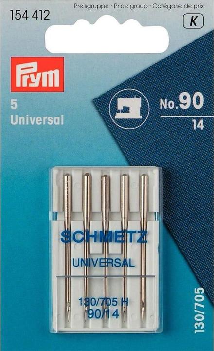 Prym Nähmaschinennadel Standard Nr. 90, 5 Stück