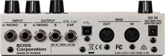 Produktbild BOSS DD-500 musical instrument amplifier part/accessory Footswitch/controller