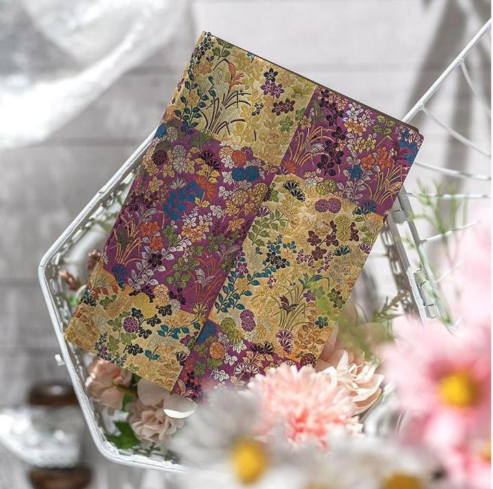 Image du produit Paperblanks Carnet de notes Kara-ori Pink, Mini, ligné, 9x14cm (9 x 14 cm, À rayures, Couverture souple)