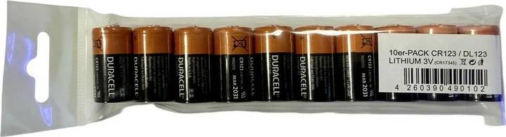 Produktbild Duracell Cr-123a (10 Stk., CR123A, 1400 mAh)