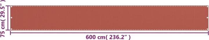Produktbild vidaXL Sichtschutz Balkon (75 cm)