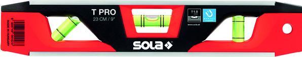 Actual product image Sola Messwerkzeuge Torpedo spirit level T PRO 23 cm aluminium/ABS plastic red/black 1 mm/m 1 mm/m (0.10 cm)