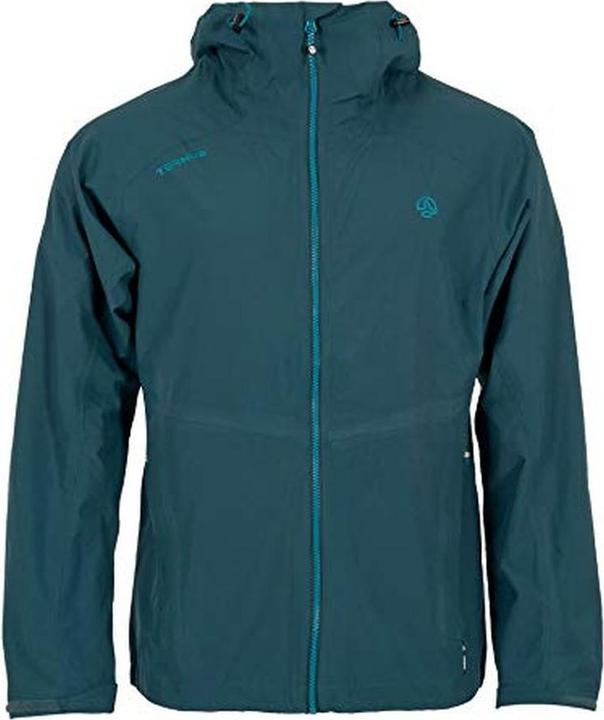 Actual product image Ternua Waterproof, Breathable, Windproof Shell Jacket with Worn Fabric Design (M)