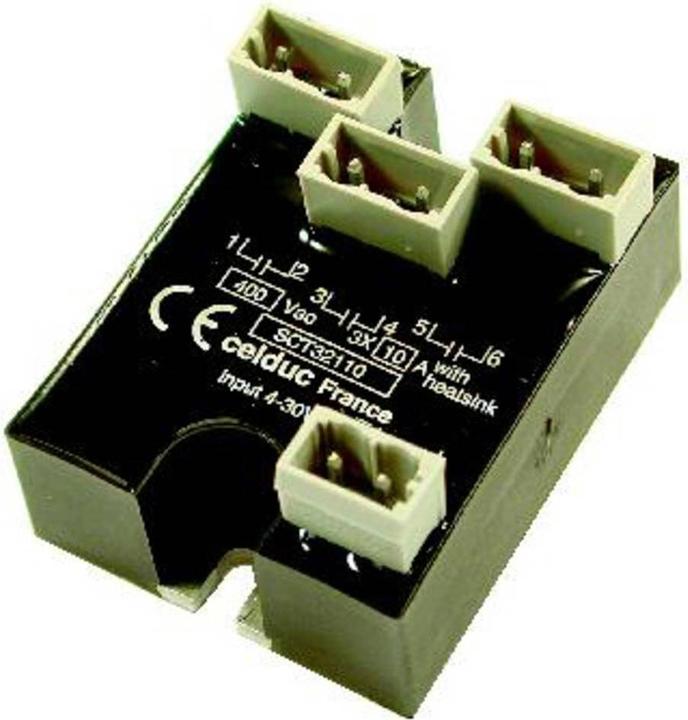 Actual product image Celduc Solid state relay SCT62110 10 A Switching voltage (max.): 440 V/AC 1 pc.