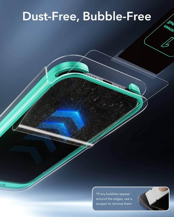 Image du produit ESR UltraFit Armorite Screen Protector, for iPhone 17 Pro Max, 2 Pack (2 pièce(s), Apple iPhone 17 Pro Max)