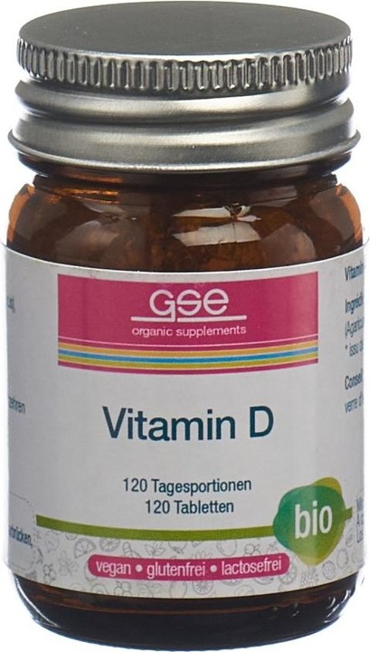 Produktbild GSE Vitamin D Compact Bio Tabl (60 Stück, Tabletten, 123 g)