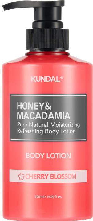 Produktbild Kundal Honey and Macadamia Pure Body Lotion Cherry Blossom 500ml (Körperlotion, 500 ml)