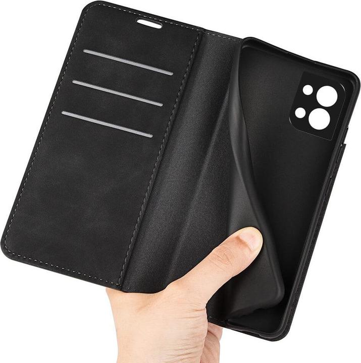 Actual product image Cover-Discount OPPO Reno8 - Stand Flip Case Cover black (Oppo Reno 8)