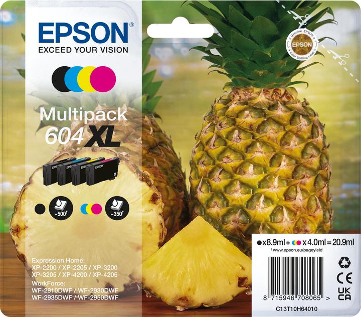Produktbild Epson 604XL Multipack (M, C, Y, BK)