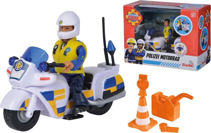Image du produit Simba Moto de police Sam avec figurine