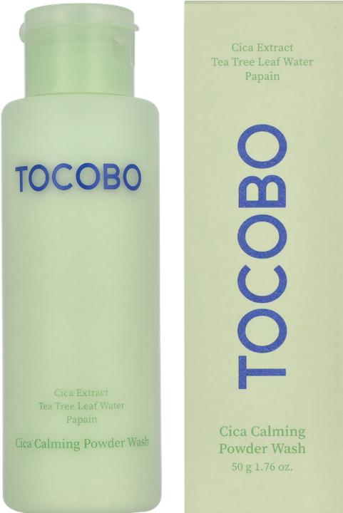 Actual product image Tocobo Cica Calming Powder Wash (Cleansing lotion, 50 ml)