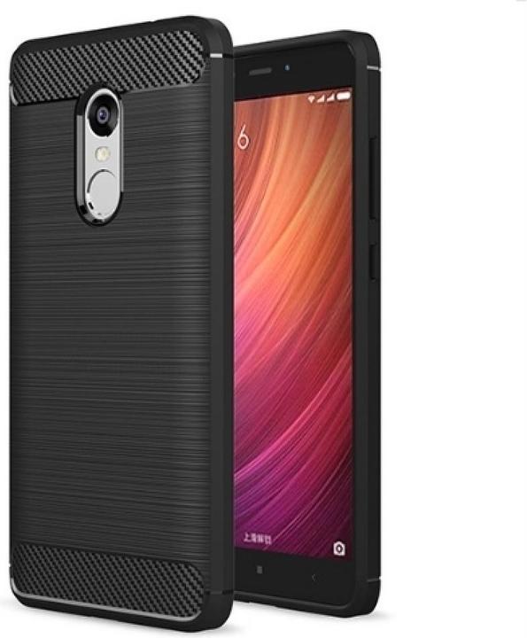Produktbild Screenguard Xiaomi Redmi Note 4 Hülle Carbon Brushed Soft TPU (Xiaomi Redmi Note 4)