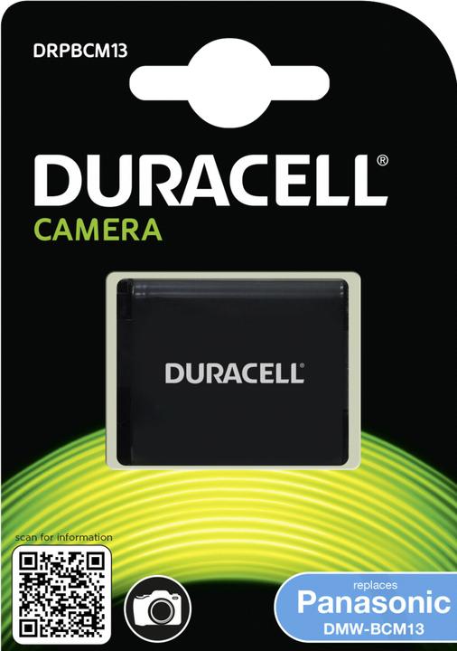 Produktbild Duracell Li-Ion Akku 1020 mAh für Panasonic DMW-BCM13 (Kamera Akku)