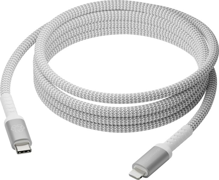 Actual product image dbramante1928 re-charge - BRD Cable - 2.5m USB-C to Lightning - W, 2.5 m, Lightning, USB C, Male, Ma (2.50 m, USB 2.0)