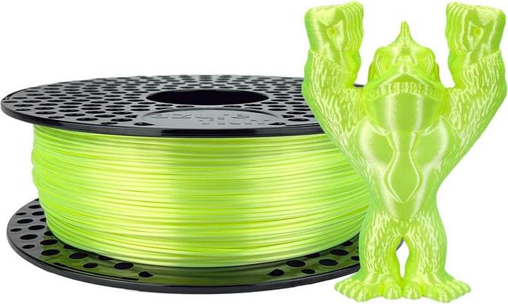 Produktbild AzureFilm Filament PLA SILK, 1.75mm, 1kg, lime (PLA, 1.75 mm, 1000 g)