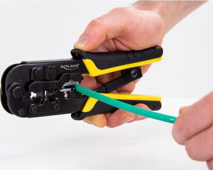 Actual product image Delock Crimping Pliers Universal with Stripper (188 mm)