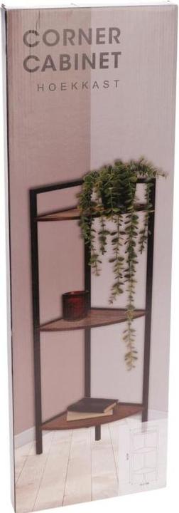 Actual product image Home&Styling Multi-purpose corner shelf (23.50 x 23.50 x 76 cm)