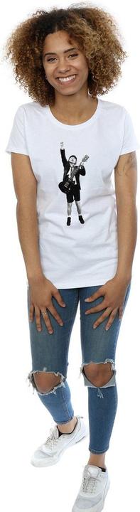 Immagine prodotto AC/DC T-shirt in cotone di Angus Young con scollatura (S)