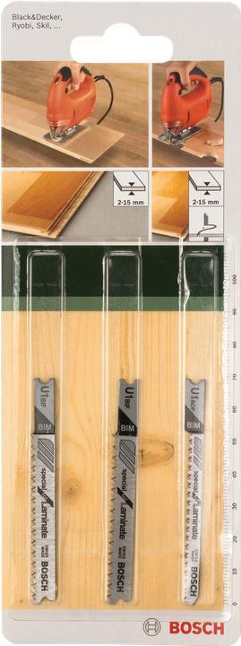 Actual product image Bosch Zubehör 3pcs jigsaw blade set U Sch