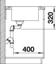 Produktbild Blanco Andano XL 6 S-IF Compact (Einbauspüle, 86 cm, 50 cm)