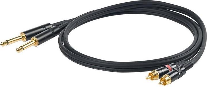 Produktbild Proel 2x 6.3mm – 2x Cinch (1.50 m, Cinch, 6.3mm Klinke (Jack))