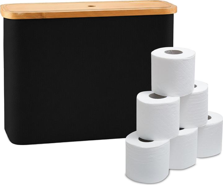 Actual product image Relaxdays Toilet roll storage