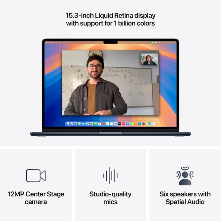 Produktbild Apple MacBook Air – 2025 (15.30", M4, 32 GB, 512 GB, DE)