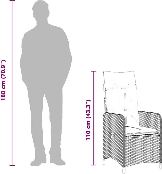 Produktbild vidaXL Bistro Set