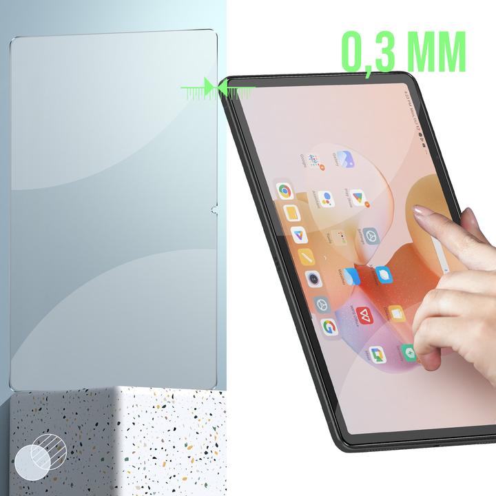 Actual product image Avizar 9H hardness glass display protection film (1 Piece, Xiaomi Redmi Pad)