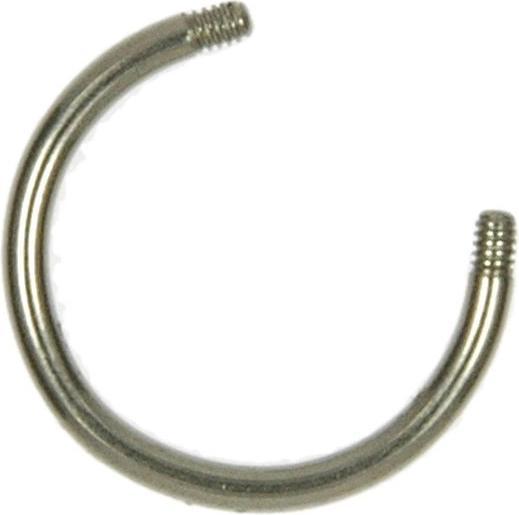 Actual product image Bijouteria 1.2mm Titanium piercing part (Titanium)