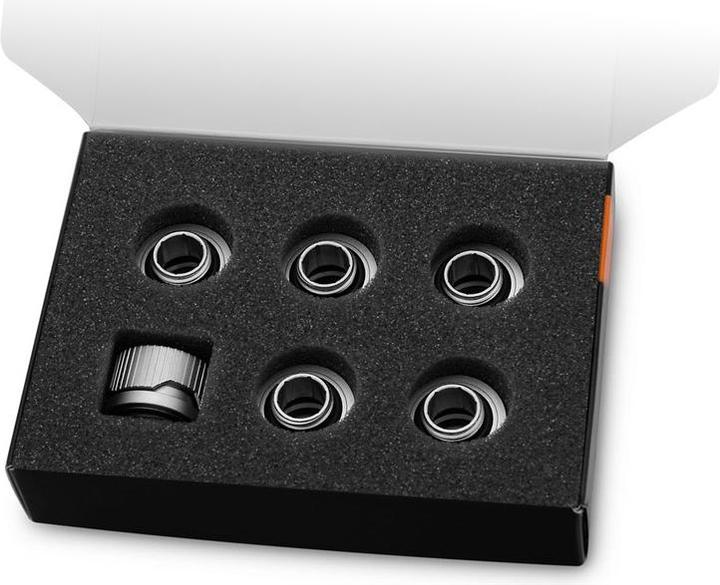 Produktbild EKWB EK-Quantum Torque HTC 14 - 6er-Pack, Satin Titanium