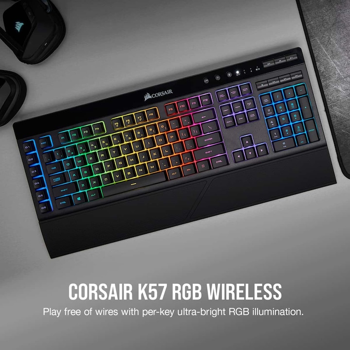 Produktbild Corsair K57 (DE, Kabelgebunden, Kabellos)