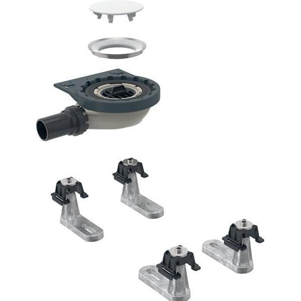 Geberit, Duschwanne, Rohbauset, zu Duschfläche Setaplano Sperrwasserhöhe 30 mm