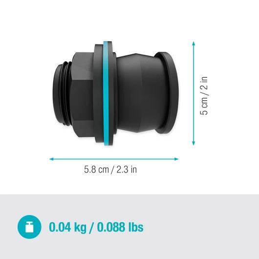 Thumbnail - Gardena, Schlauchanschluss + Schlauchverbinder, Tankverbinder Push IN G1" / G3/4" (Hahnverbinder, 33.30 mm)