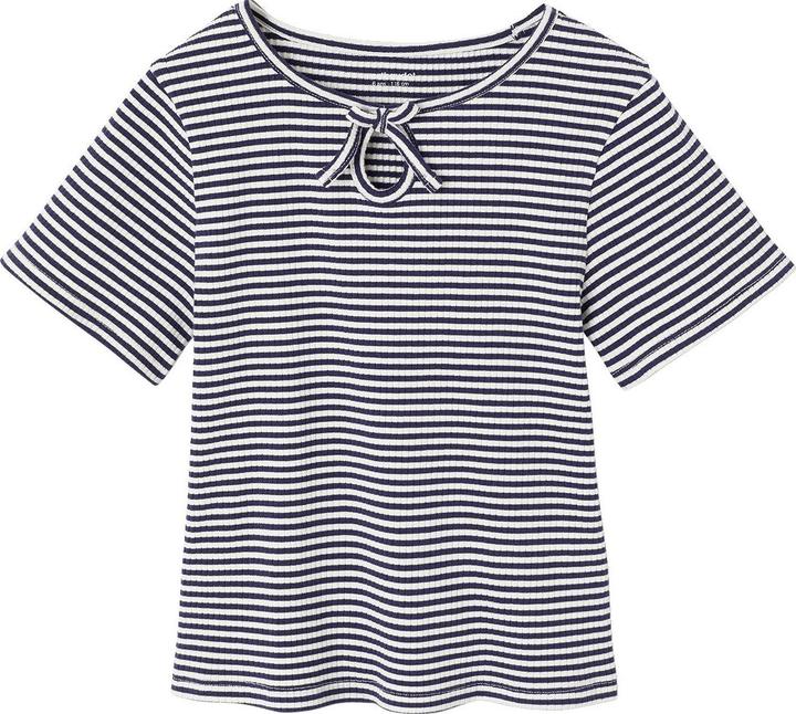 Produktbild Vertbaudet T?Shirt Mädchen mit Zierschleife am Hals (104, 98)