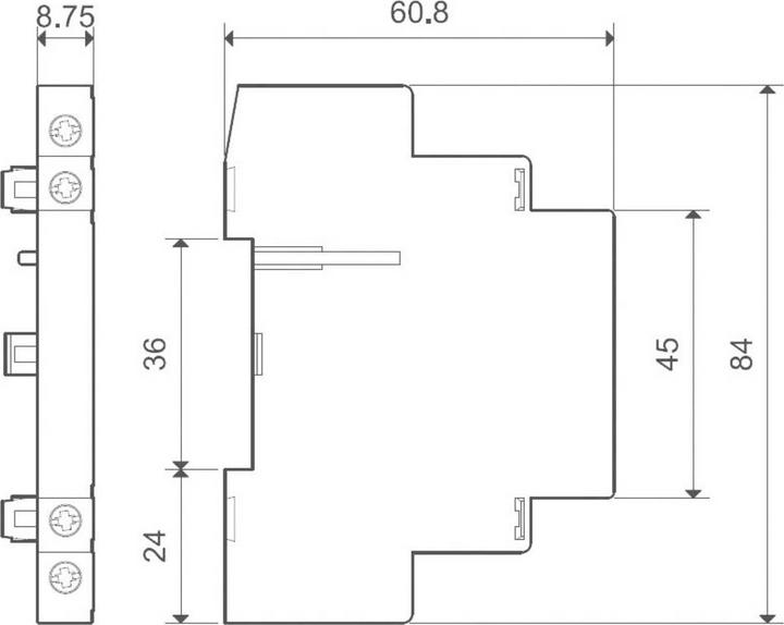 Immagine prodotto Finder Contattore contatto ausiliario 2 NO 6A