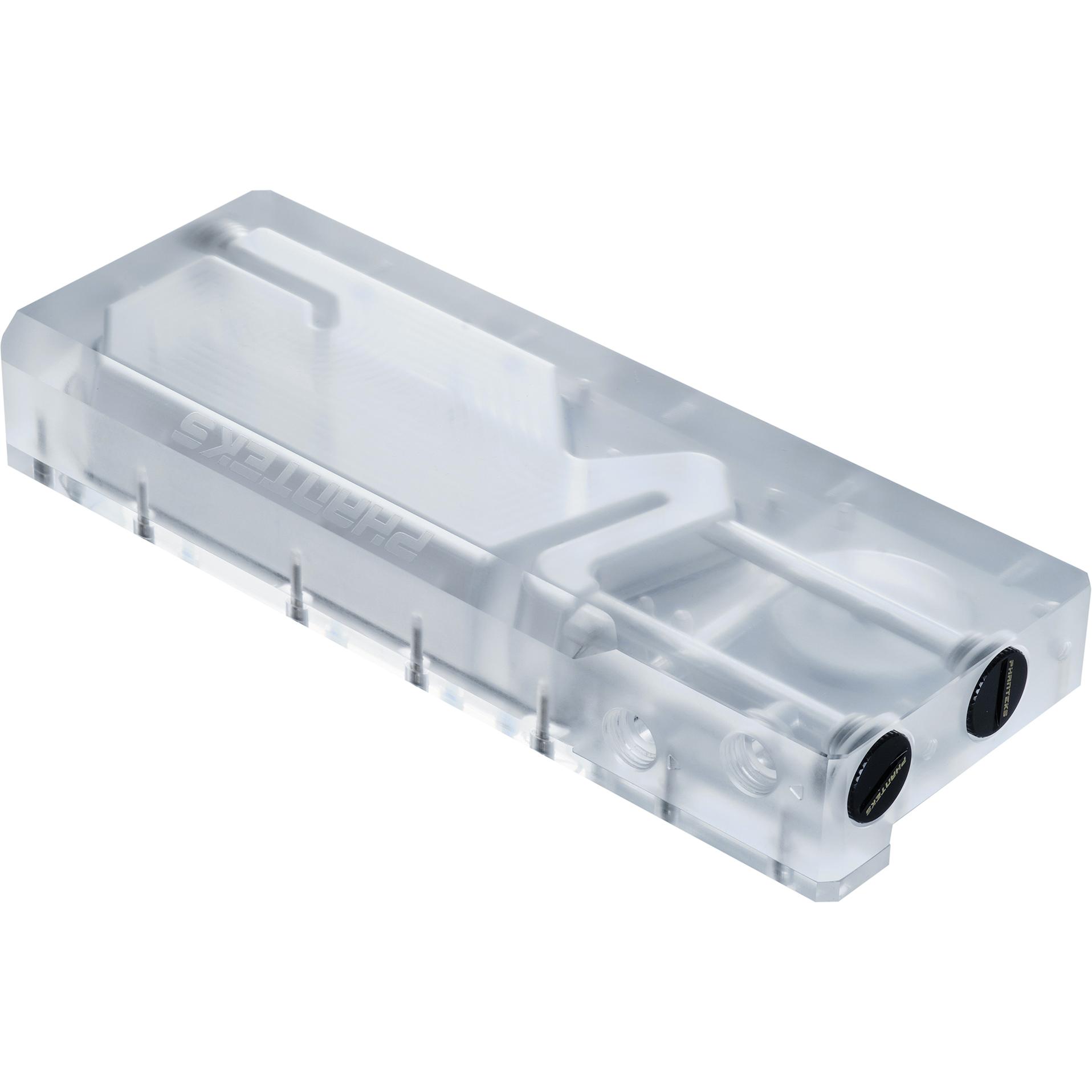Phanteks R220C Reservoir - transparente Acryl-Backplate, Wasserkühlung Ausgleichsbehälter