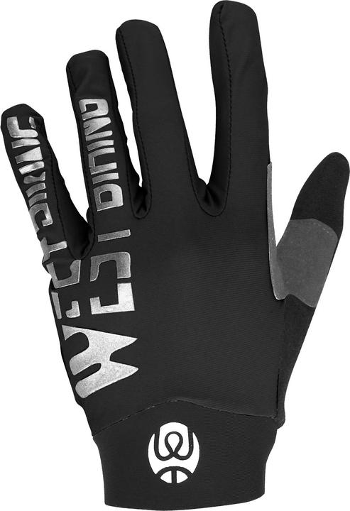 Actual product image Avizar West Biking cycling gloves, non-slip palm, size XS - Black (XS)