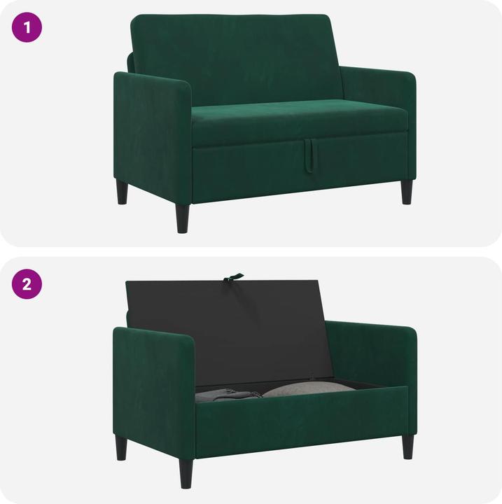 Produktbild vidaXL Sofa mit Stauraum