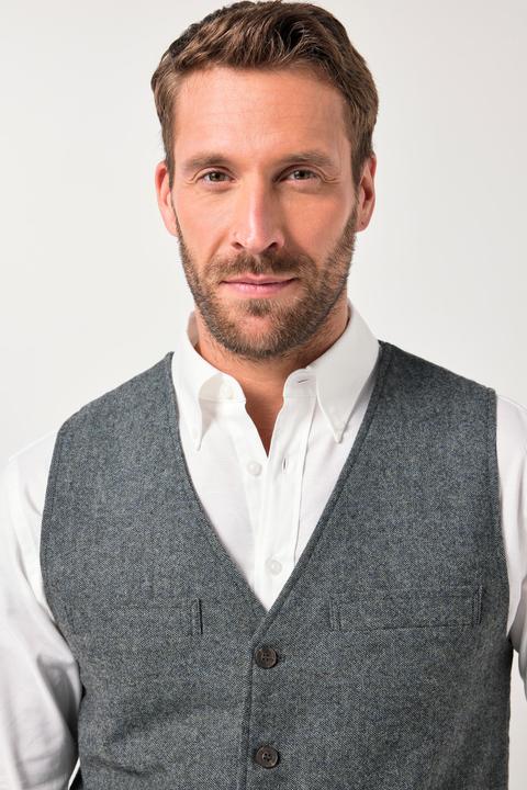 Immagine prodotto JP1880 Gilet in tweed con FLEXNAMIC® e retro in maglia, fino alla tg. 7XL (L)