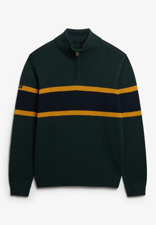 Image du produit Superdry Pull camionneur rayé en maille de coton (M)