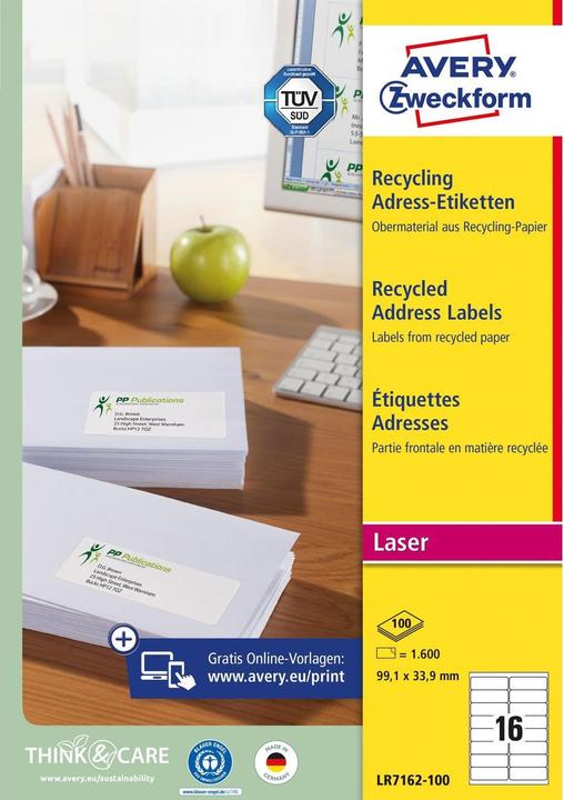 Produktbild Avery Recycling-Adressaufkleber