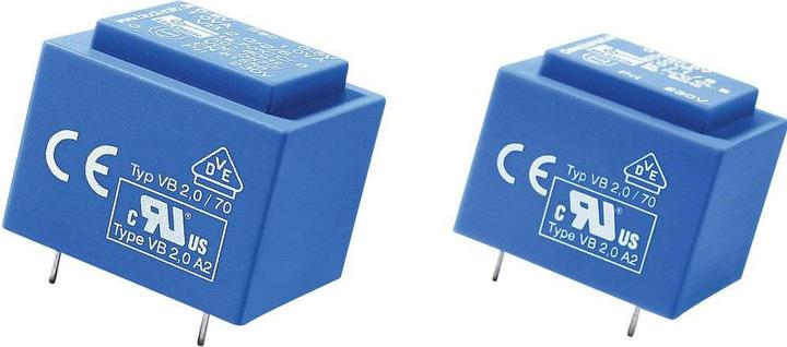 Block VB 2.3/1/24 Drukomvormer 1 x 230 V/AC 1 x 24 V/AC 2,30 VA
