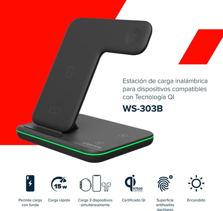 Produktbild Canyon Wireless Dock 3in1 (15 W)