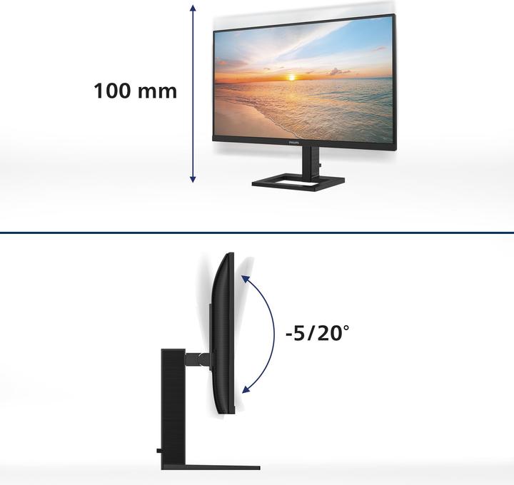 Actual product image Philips 27E1N1800AE - 27 Zoll Ultra HD M (27", 3840 x 2160 Pixels)